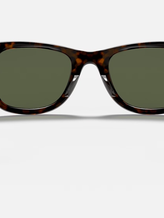 Ray-Ban (RB2140) Original Wayfarer sunglasses (tortoise frame/green lens) main image 9